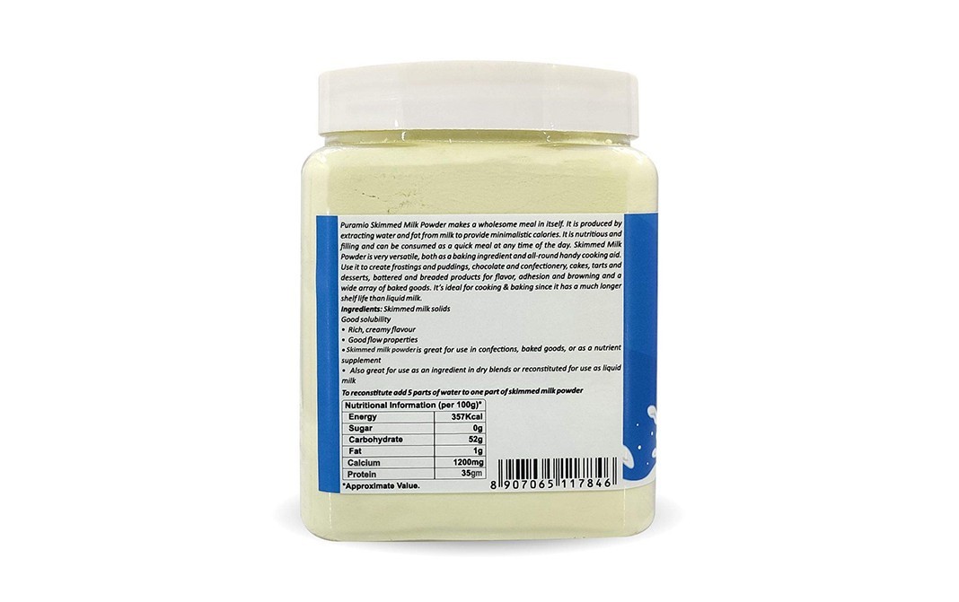 Puramio Skimmed Milk Powder    Plastic Jar  700 grams